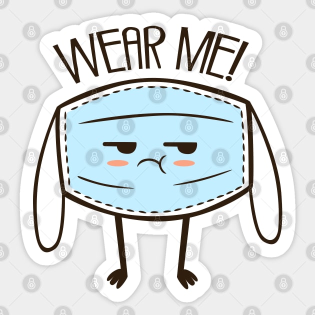 Wear Me! (Tsundere mask) Sticker by RCM Graphix